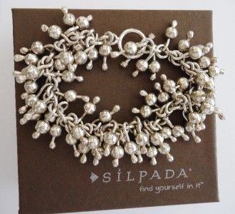 SILPADA Sterling Silver CHA CHA Bracelet #B0919   Retired  