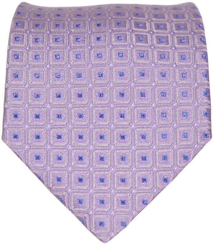 HART SCHAFFNER MARX Neck Tie Mini Checks Silk Necktie  