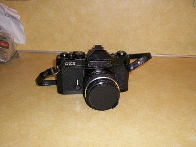 CHINON 35MM CAMERA CXII LEN CASE FLASH TRIPOD PHOTO BUG  