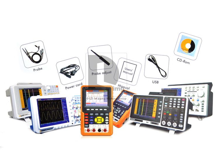 OWON Portable Digital Storage Oscilloscope PDS5022S 25HMz 100MS/s By 