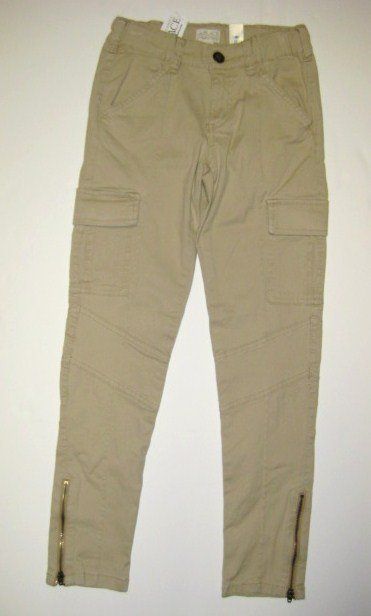 Girls CHILDRENS PLACE Tan Skinny PANTS Uniform sz 4 14  