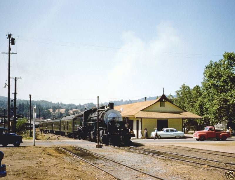 SIERRA RAILROAD PSGR EXTRA MALLET #38 at TUOLUMNE CA  