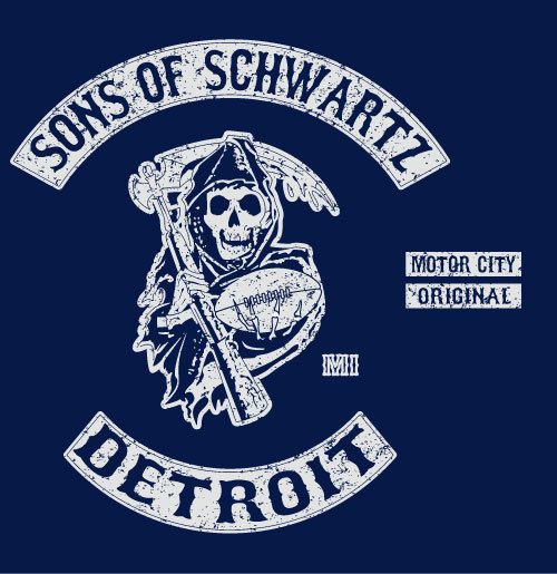 SONS OF SCHWARTZ Detroit Jim Lions T Shirt XXL  