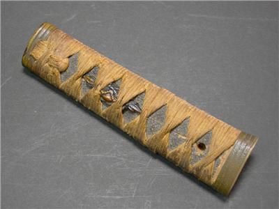   PERIOD TSUKA COPPER FUCHI KASHIRA NICE MENUKI ( HABAKI & SEPPA)  