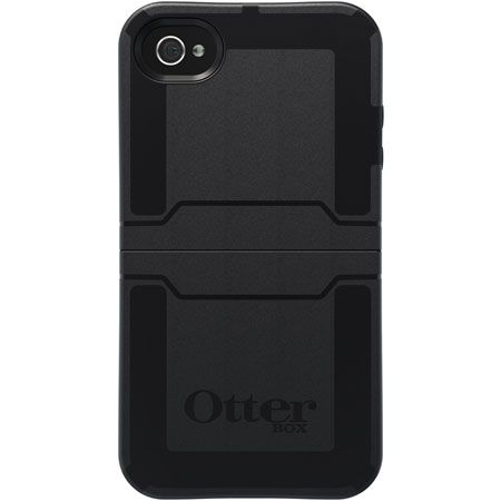 OTTERBOX REFLEX CASE FOR APPLE IPHONE 4 4G & 4S 4 S BLACK ~ NEW  