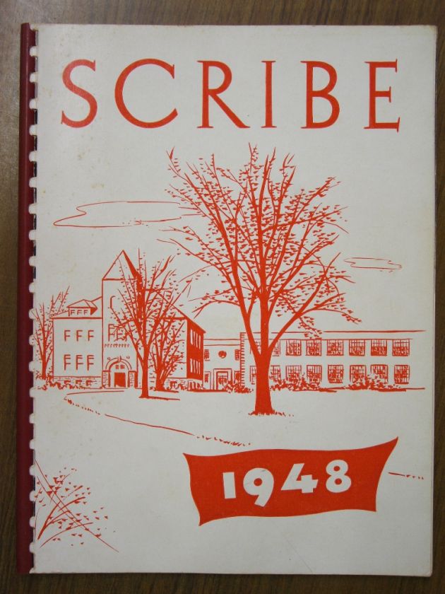 1948  SCRIBE  MARLETTE HIGH SCHOOL YEARBOOK MARLETTE MICHIGAN  