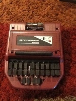 STENOGRAPH STENTURA 400 court reporting dictation machine  