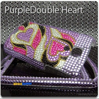 BLING CRYSTAL SNAP ON HARD CASE SAMSUNG EPIC 4G D700  