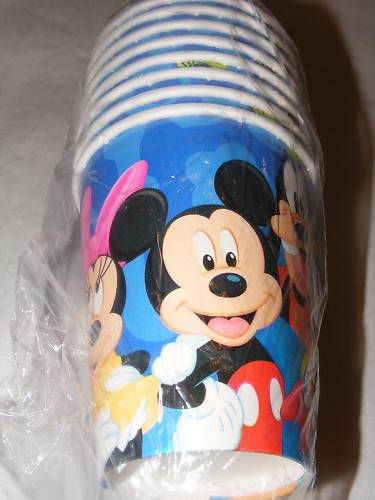 Mickey Minnie Mouse Daisy Donald Duck Goofy Party Cups  