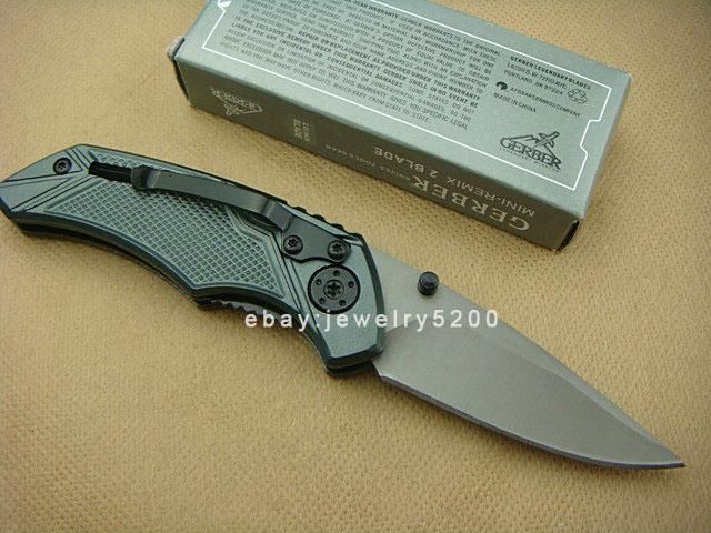 GERBER Pocket Steel Saber Folding Knife 55  