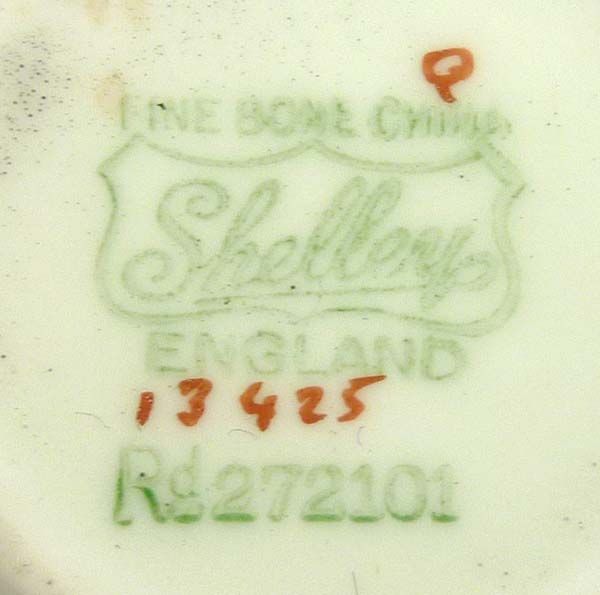Vintage Shelley England Cup & Saucer Fine Bone China  