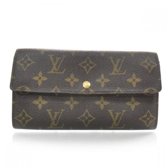 LOUIS VUITTON Monogram SARAH Wallet Coin Purse LV  