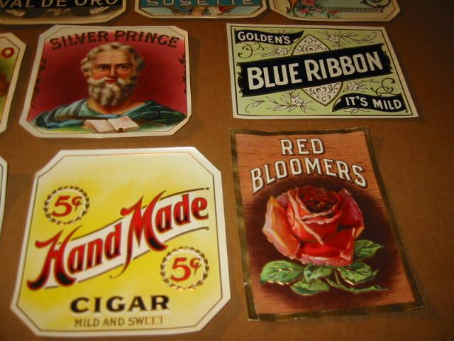 Lot of 27 Old OUTER CIGAR BOX LABELS   All Different  