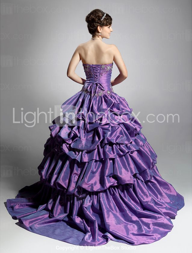NEW Sexy sweetheart tulle Prom ball gowns bridal gown wedding dress 