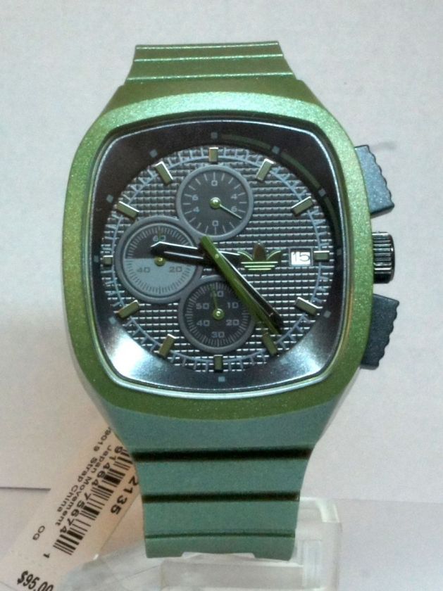 Adidas Originals Toronto Chronograph Green Watch on PopScreen