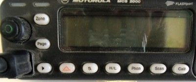 MOTOROLA MCS2000 POLICE FIRE DUAL HEAD MCS 2000 2 Way  