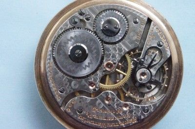 16 SIZE HAMILTON 992 AUTHENTIC RAILROAD POCKETWATCH SN887987  