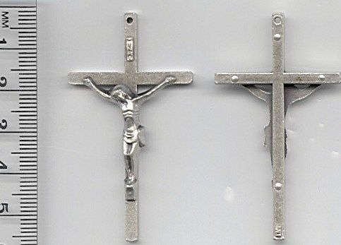 Large STANDARD Rosary Crucifix Rosaries Part Italy C150  