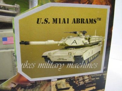 BRAVO TEAM ULTIMATE BBI 1/18th M1 M1A1 ABRAMS DESERT ARMY USMC TANK 