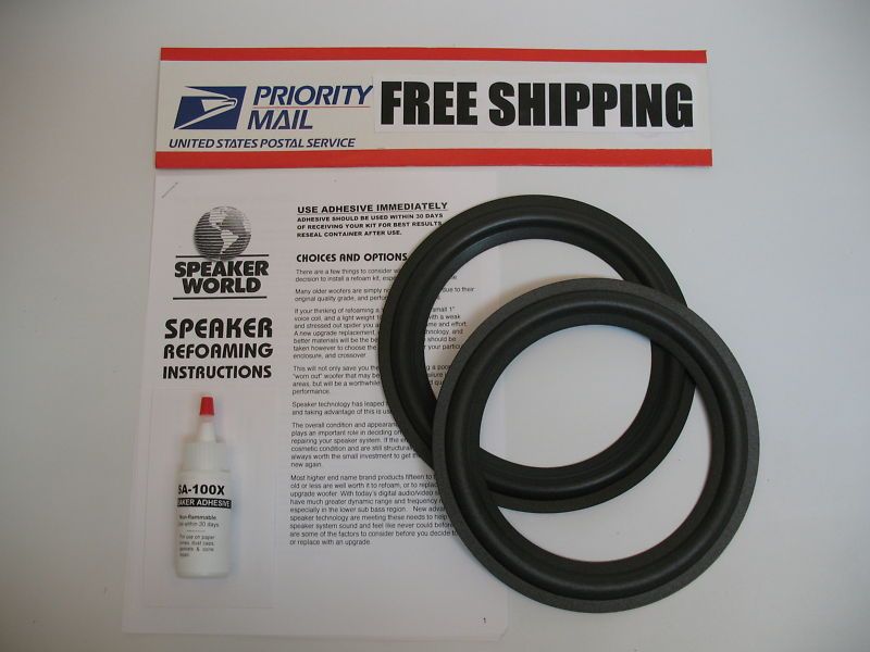 SpeakerTek Woofer Foam Repair Kit For Infinity SM 85  