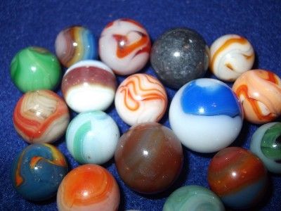 AKRO & PELTIER OLD, VINTAGE & ANTIQUE MARBLES #SG 168  