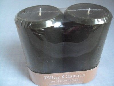 SET OF 2 PREMIUM QUALITY CANDLE 3 X 5 PILLAR CLASSICS CANDLES 