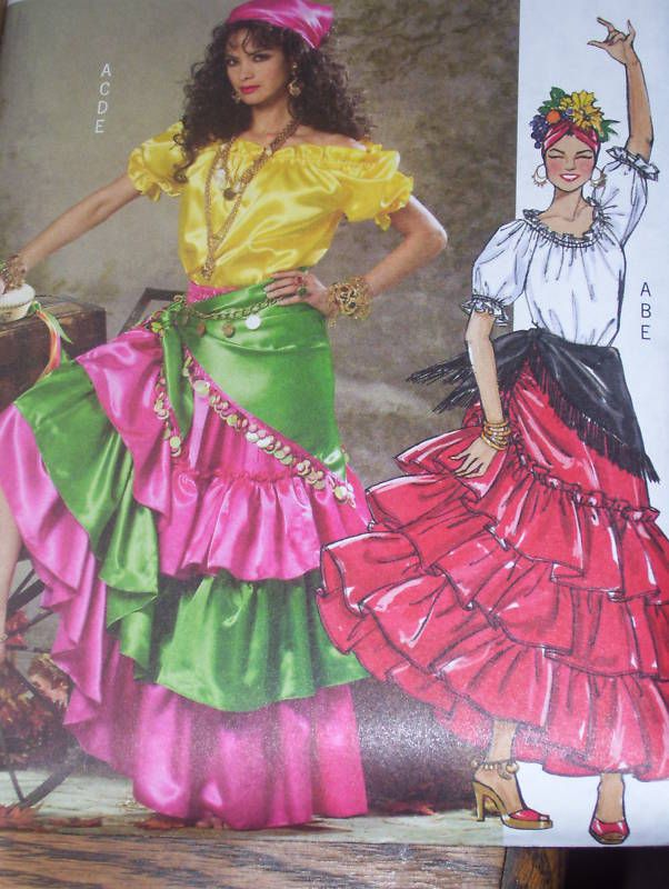 BUTTERICK #B4889 or #BP207 RUMBA DANCE COSTUME PATTERN  