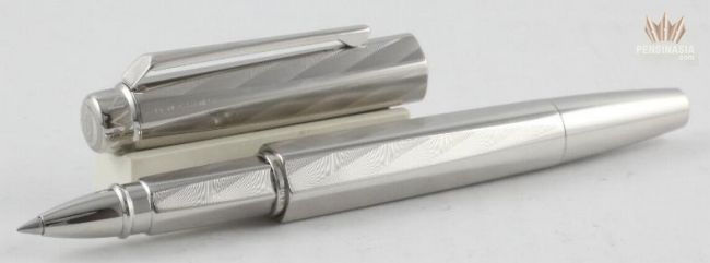 CARAN DACHE RNX 316 STAINLESS STEEL ROLLER BALL PEN   