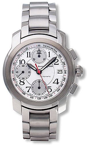   MERCIER CAPELAND NEW MENS WHITE WATCH MSRP $2595 MOA08379 ON SALE NOW