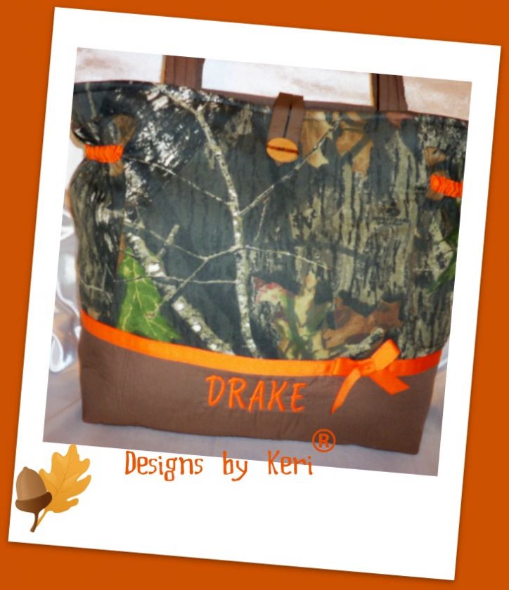 Designs by Keri Mossy Oak Camo Diaper bag  