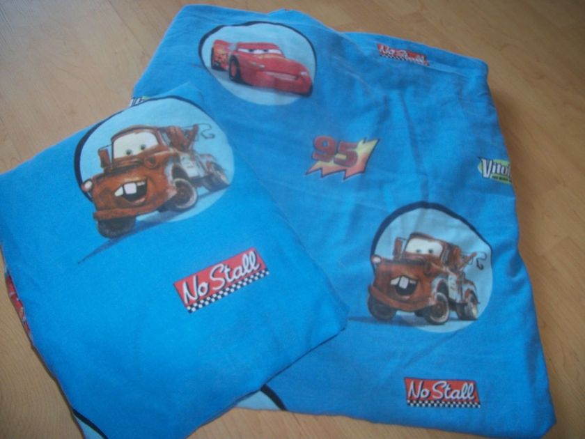 Disney CARS theme Lightning Mc Queen Tow Mater 2 piece TWIN bedding 