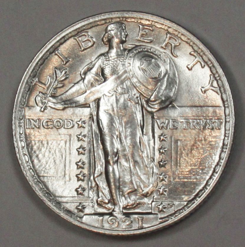 1921 P Standing Liberty Quarter * Ch/Gem BU F.H. * Full Head *  