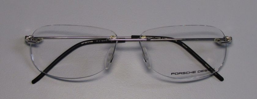 NEW PORSCHE DESIGN 8108 A 58 14 135 TITANIUM SILVER EYEGLASS/GLASSES 