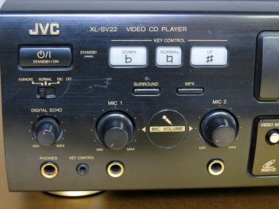 JVC XL SV22 VIDEO CD Karaoke Player ~ Works Very Well~  