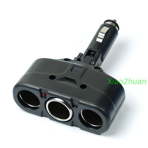 Car Cigarette Socket Splitter Adapter Charger 3 Way 12V  