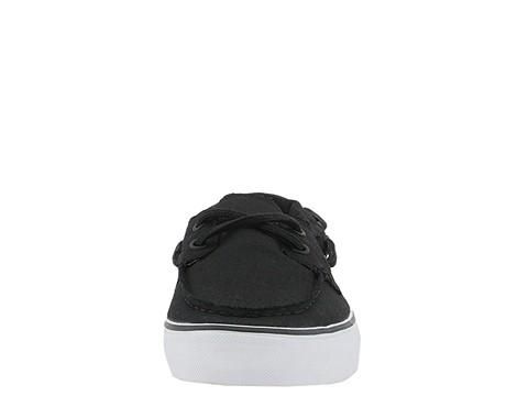 VANS Zapato Del Barco Black Boat Shoe Canvas Men  