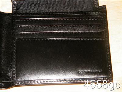 DESIGNER ITALIAN LEATHER BIFOLD WALLET   GORGEOUS  