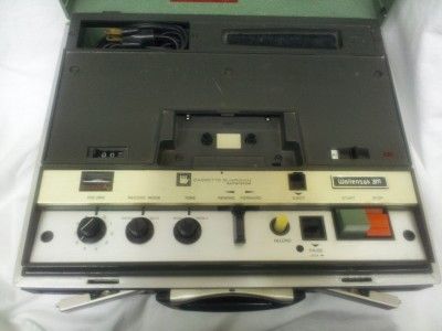 VINTAGE WOLLENSAK 3M GUARDIAN CASSETTE SYSTEM 2520AV TAPE RECORDER 