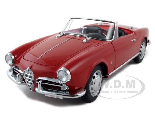   GIULIETTA 1300 RED 118 DIECAST MODEL CAR BY AUTOART 70157  