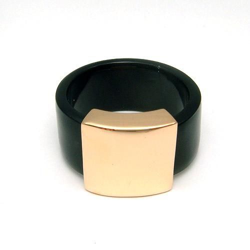 Gold Plated Special 11MM Width Men Fashion Ring 891281  