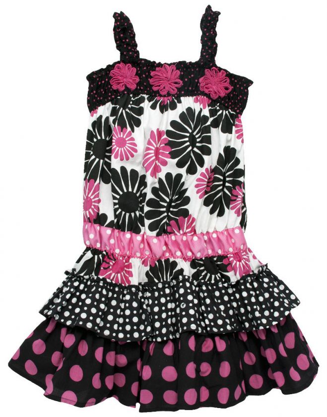 Chic New Black & Pink Beetlejuice Girls Dress BrandNWT 827585329926 