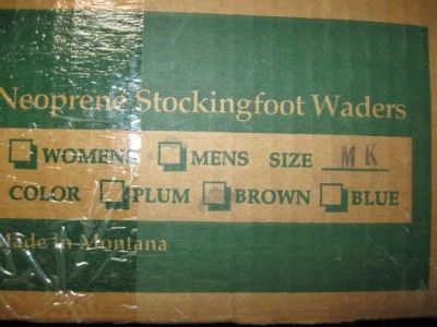 Simms Neoprene StockingFoot Waders, Mens Size MK  