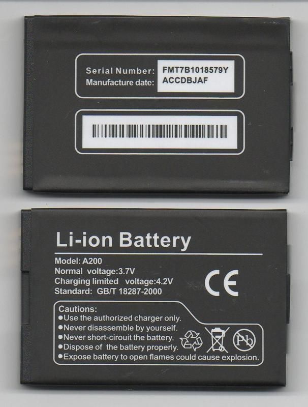 NEW BATTERY FOR CALCOMP A200 ZTE A310 MSGM8 2 CRICKET  