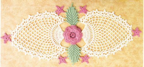 Doilies Crochet Patterns Doily Pineapple Flowers Thread Old Fashioned 