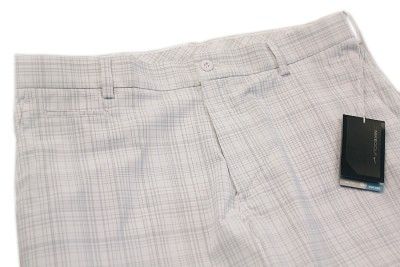 BRAND NEW NIKE GOLF Plaid Pant WHITE WOLF GREY MULTIPLE SIZE  