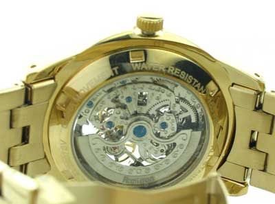 MENS ARMITRON STEEL AUTOMATIC CRYSTAL WATCH 20 4441SVGP  