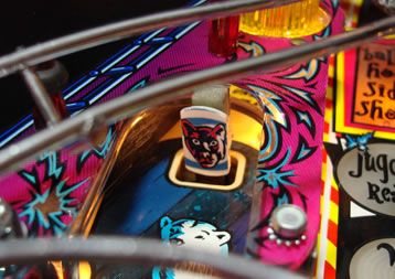 Cirqus Voltaire Pinball Machine Target Decal Set  