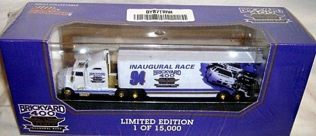 87 #94 INAUGURAL 1994 BRICKYARD 400 TRANSPORTER  