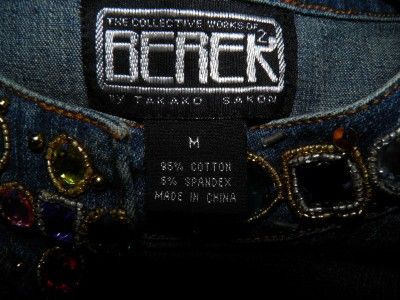 Berek 2 Jeweled by Takako Sakon Sz M Very Nice Uber Hot  