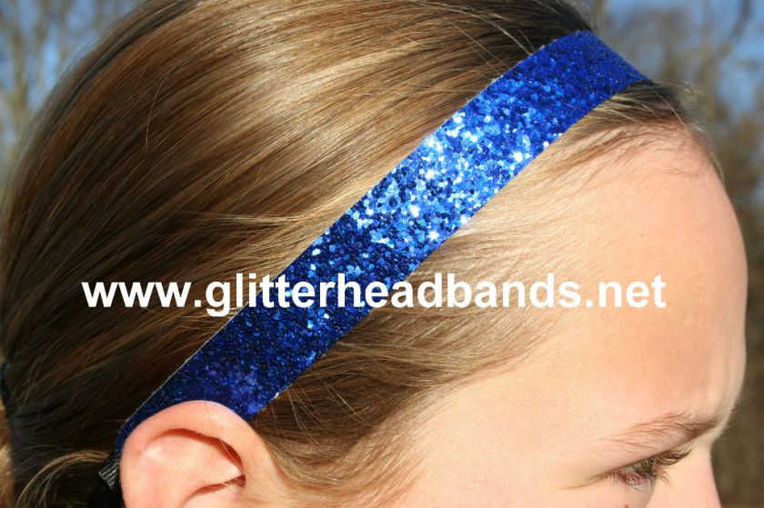 Softball HEADBANDS Sports Sparkle Glitter 16 COLORS  